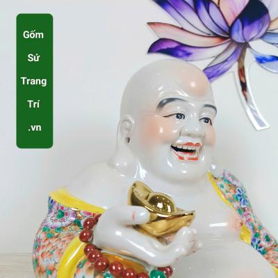 tượng sứ, tượng phật di lặc bách hoa, tượng phật di lặc, tượng sứ trung quốc